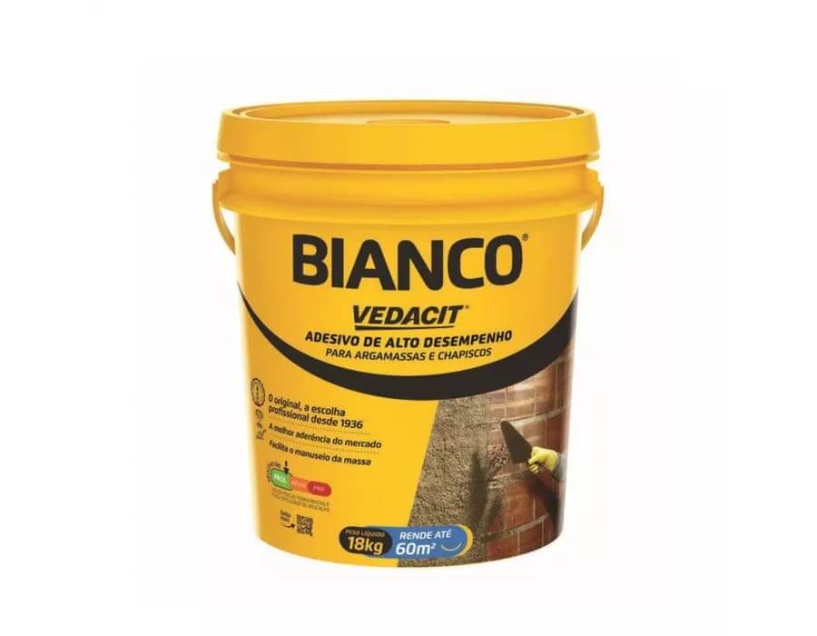 Bianco Adesivo de Alto Desempenho para Argamassa e Chapisco 18Kg Vedacit